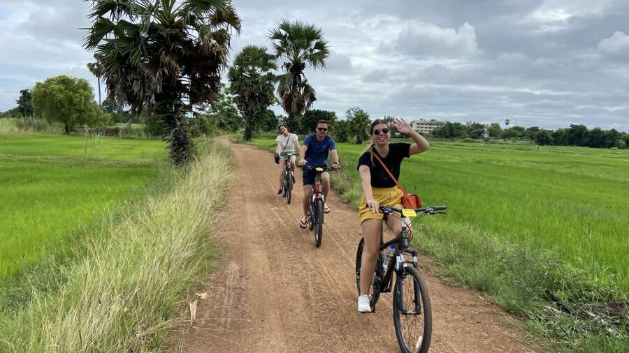 Sukhothai: Historical Park & Countryside Cycling Tour - The teak furniture workshop