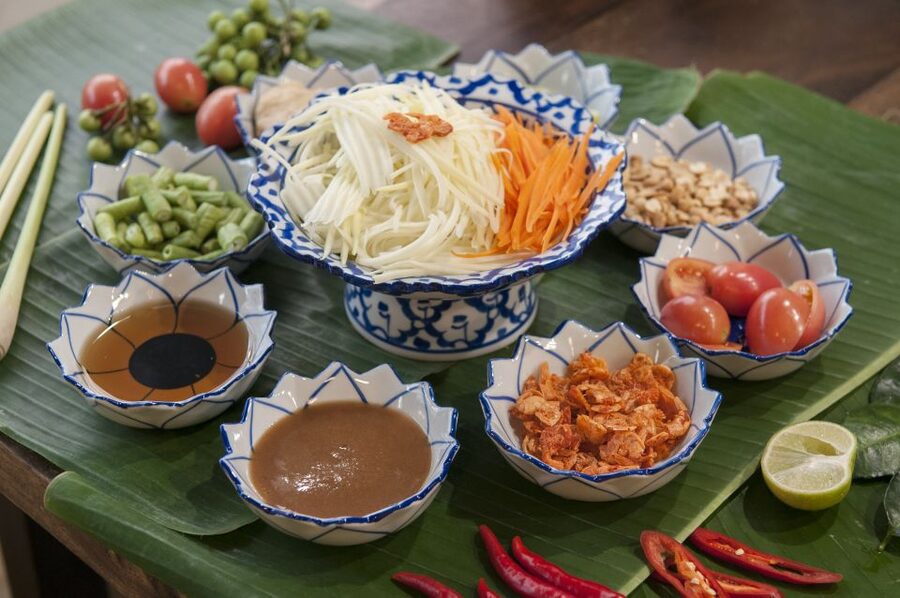 Sukhumvit: Hands-on Thai Cooking Class & Market Tour in BKK - The kitchen setup keeps beginners moving