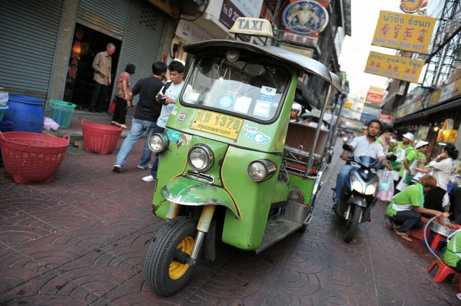 Talat Noi I A Journey Through Art and Culture l Bangkok - Bhanurangsi Pier and a Thai temple
