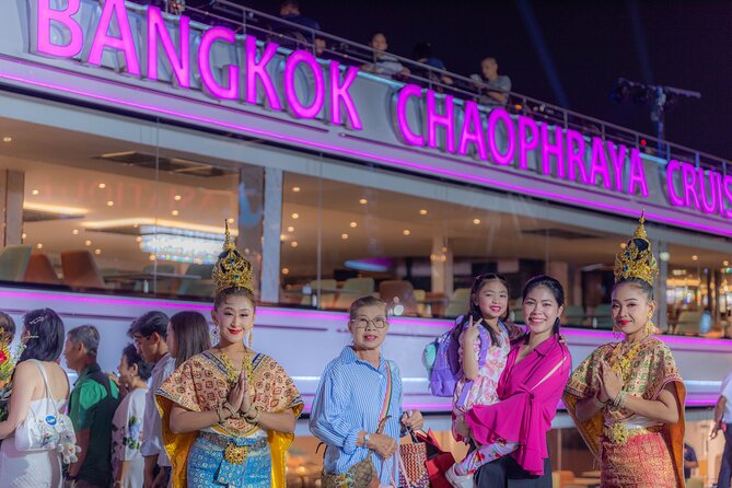 The Newest Luxury 5-Star Bangkok Chao Phraya Dinner Cruise - Air-conditioned floors with river views