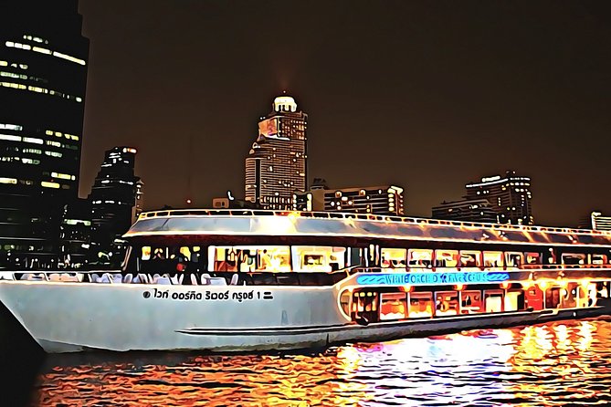 The White Orchid River Dinner Cruise Experience - Bangkok by night from the White Orchid