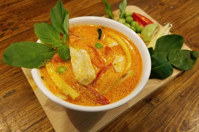 Tingly Thai Cooking Class with Morning Market Tour - Four dishes, one plate at a time