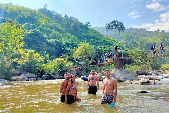 Top Pick - Full or Half Day @Elephant in Wild Sanctuary ChiangMai - The jungle trek and waterfall require steady feet