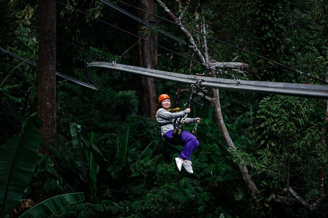 World B+ (Zipline 18 Platforms + Roller + Sky Walk with World Set Menu ) - What the two-hour visit feels like